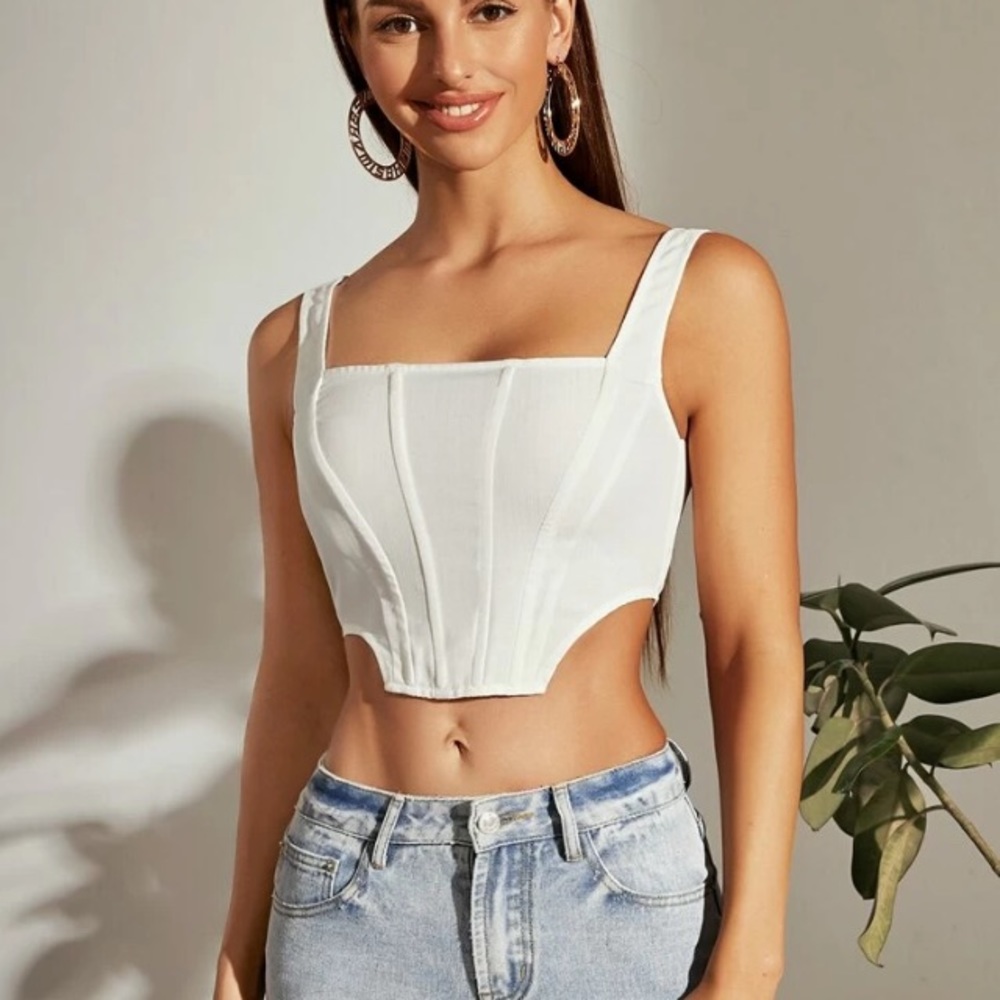 Corset crop top